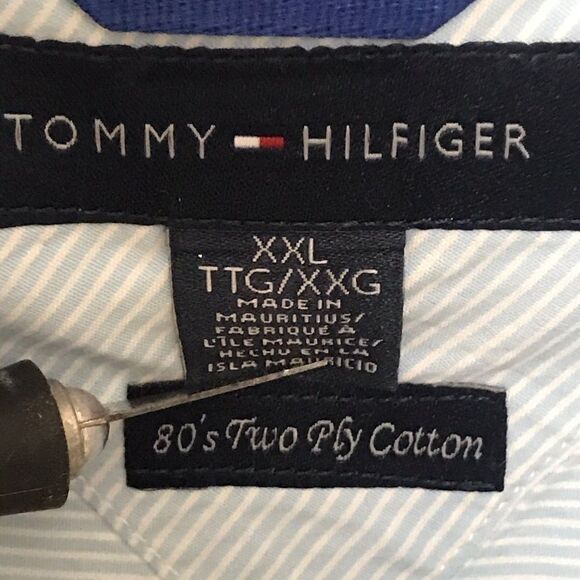 Men's Tommy Hilfiger Striped Short Sleeve Shirt - Picture 4 of 9